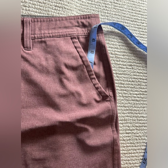 O’NEILL Hybrid Heathered Red Activewear Performance shorts, Mens Size 38 EUC - Picture 10 of 15